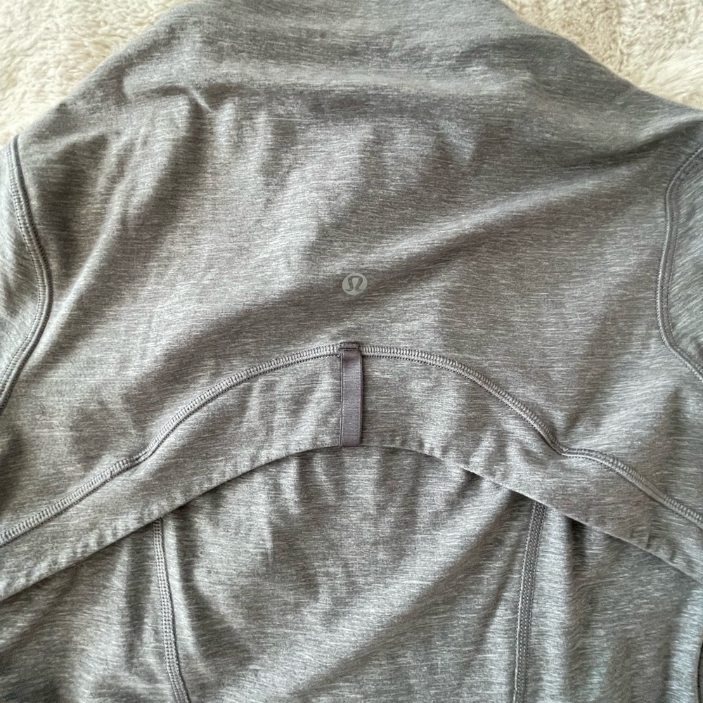 Lulu Align Gray Zip-Up Jacket - Picture 3 of 5